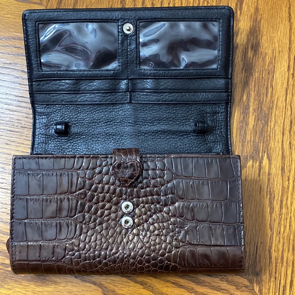 Brighton wallet. 7-1/2” wide. 4” L. - Picture 5 of 15